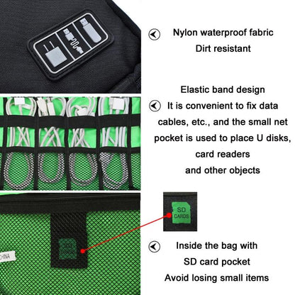 NNEIDS Portable Multifunctional U Disk Storage Bag For Mobile Phone Accessories - Purple